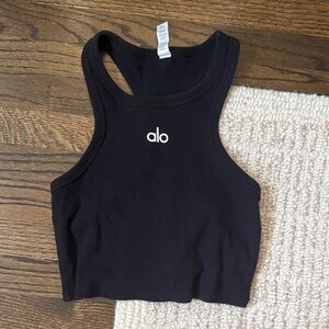 ALO Yoga Black Crop Top